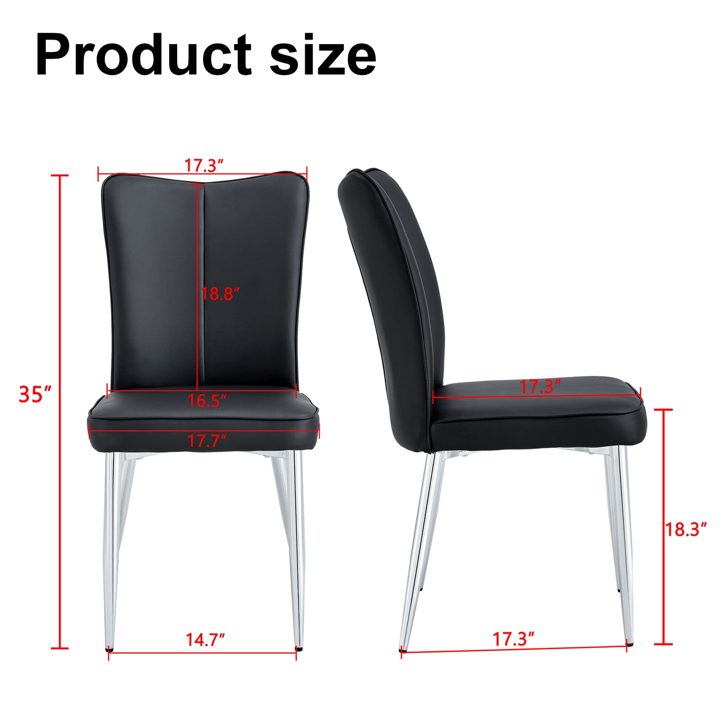 Amity Modern Minimalist Dining Chairs