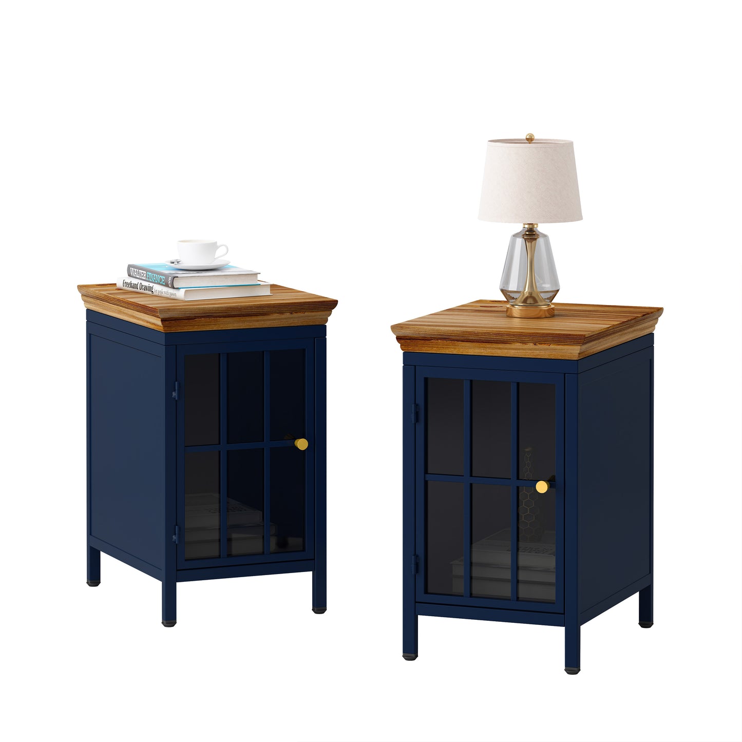 Napa Craftsman Solid Wood Storage Nightstand