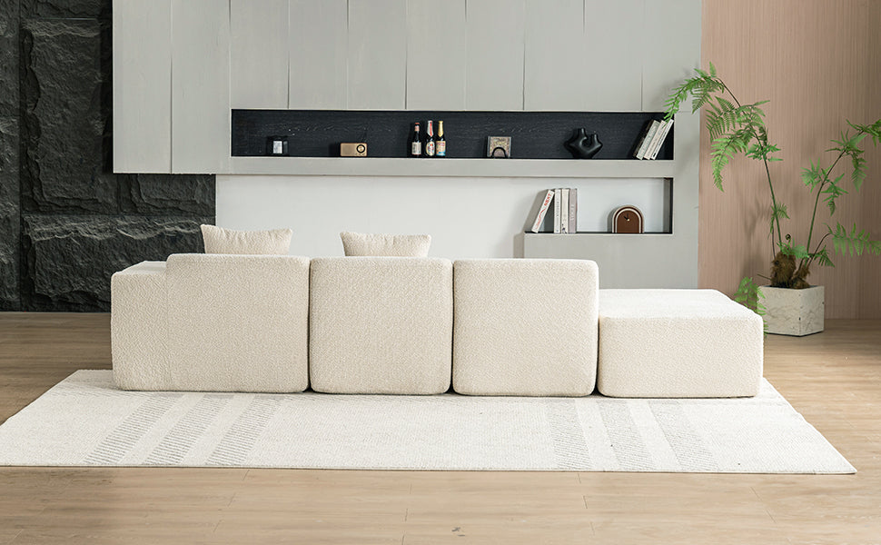Luz Contemporary Sectional Sofa Set