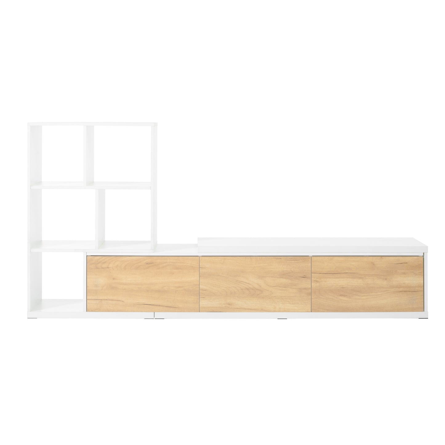 Amity Modern Extendable TV Stand Entertainment Center