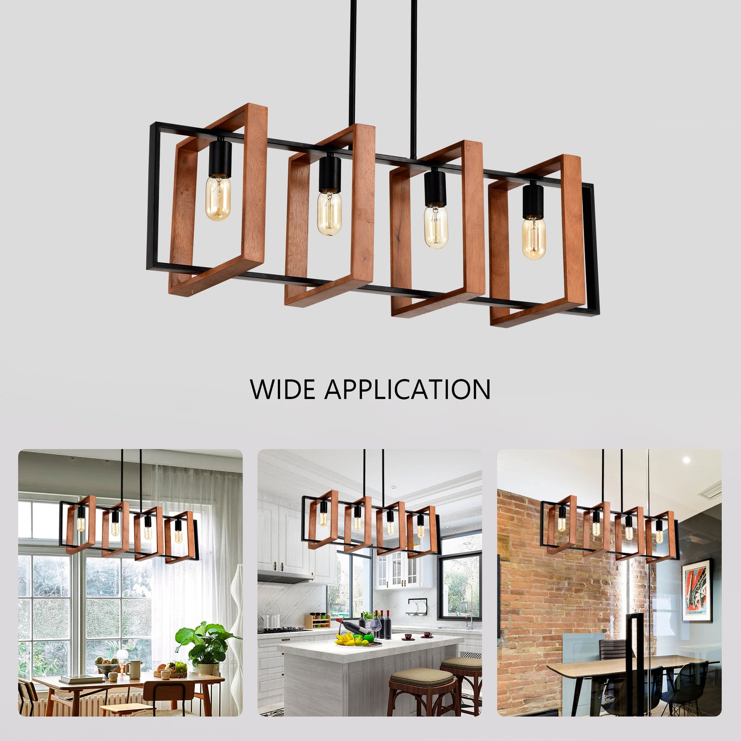 Bartholomew Industrial Rectangular Chandelier