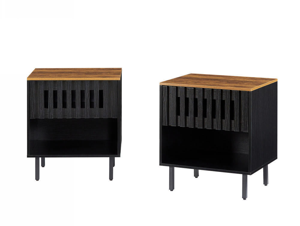 Lazzareschi Mid-Century Nightstand Set