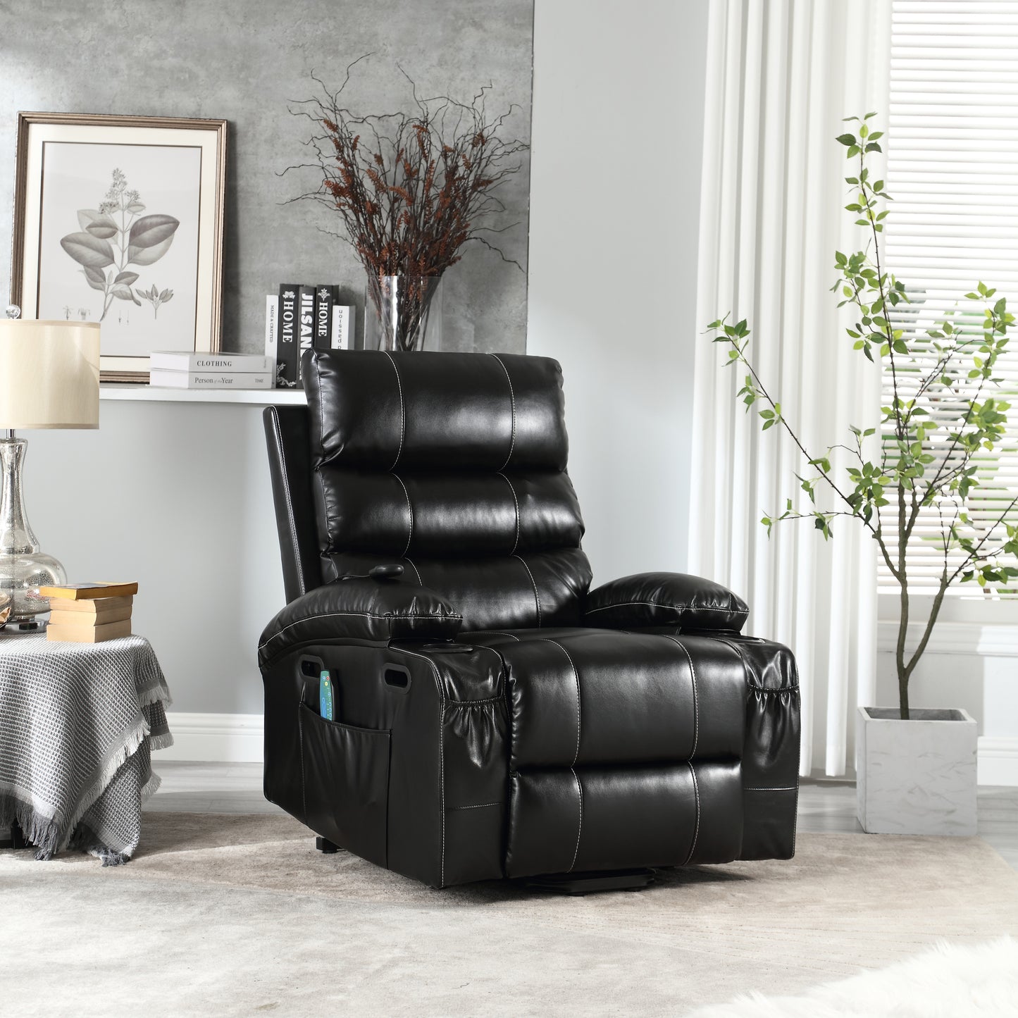 Kingsly Modern Electric Lift Recliner Sofa