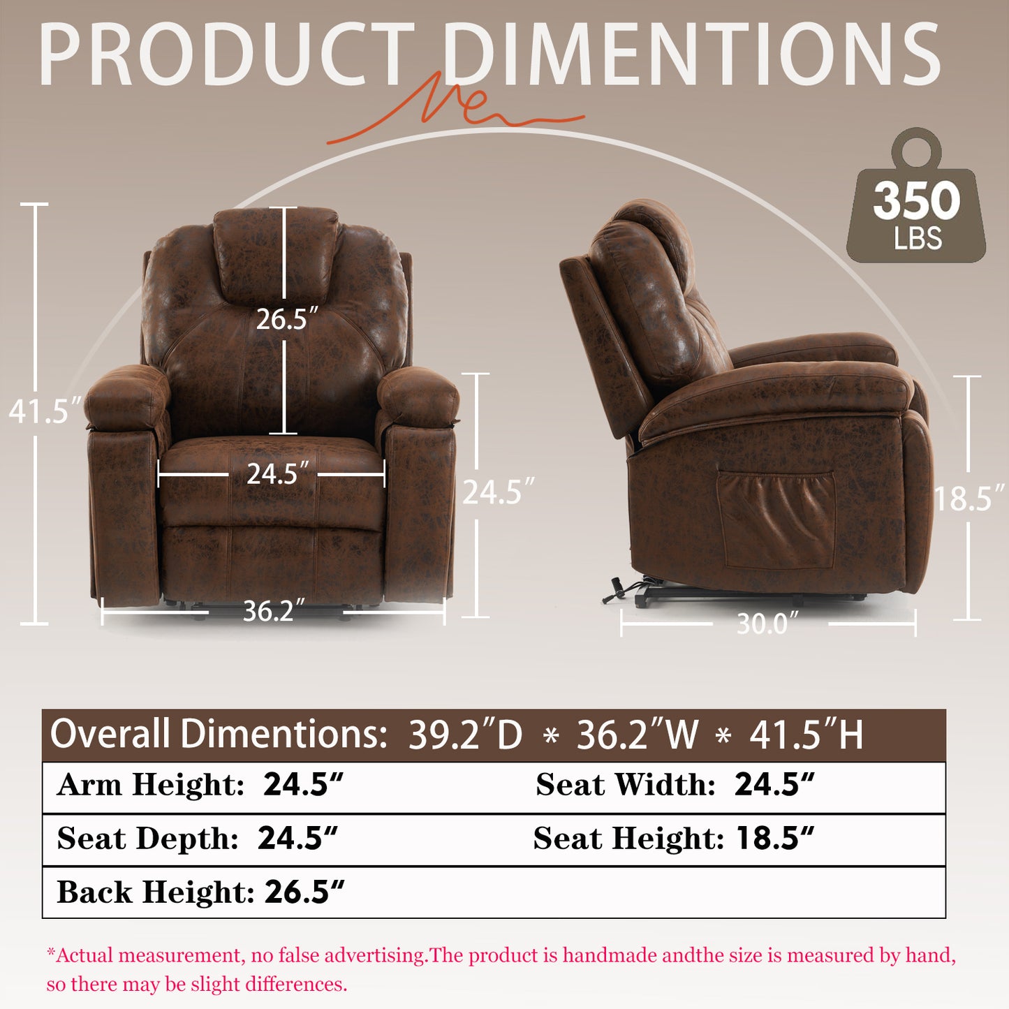 Silverleaf Modern Massage Lift Recliner