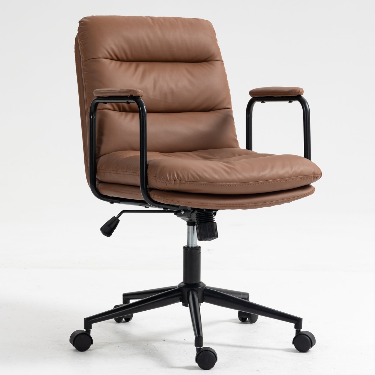 Napa Contemporary Ergo Leather Desk Chair