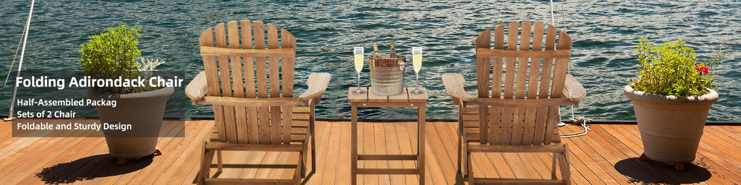 Cleo Craftsman Wood Chair Set