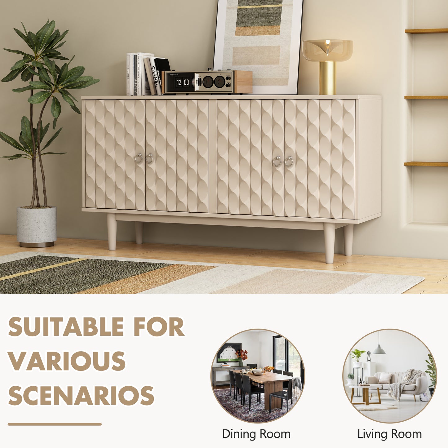 Calista Modern Elegant Simple Sideboard