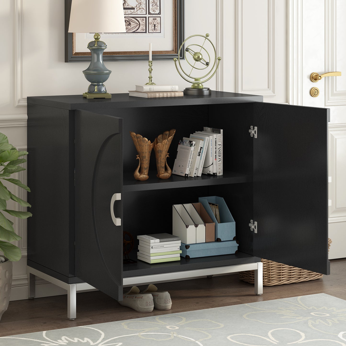 Westport Craftsman Wooden Storage Cabinet
