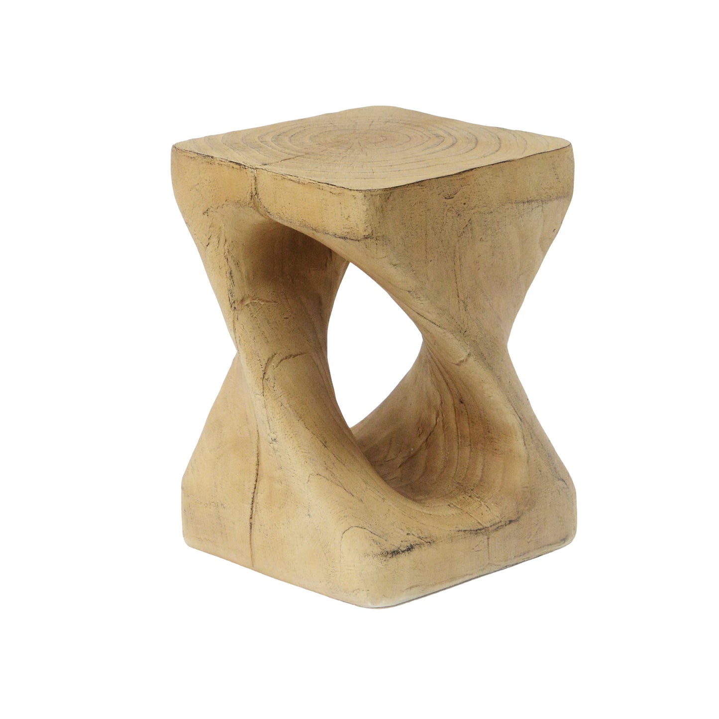 Bartholomew Craftsman Twist Shape Side Table