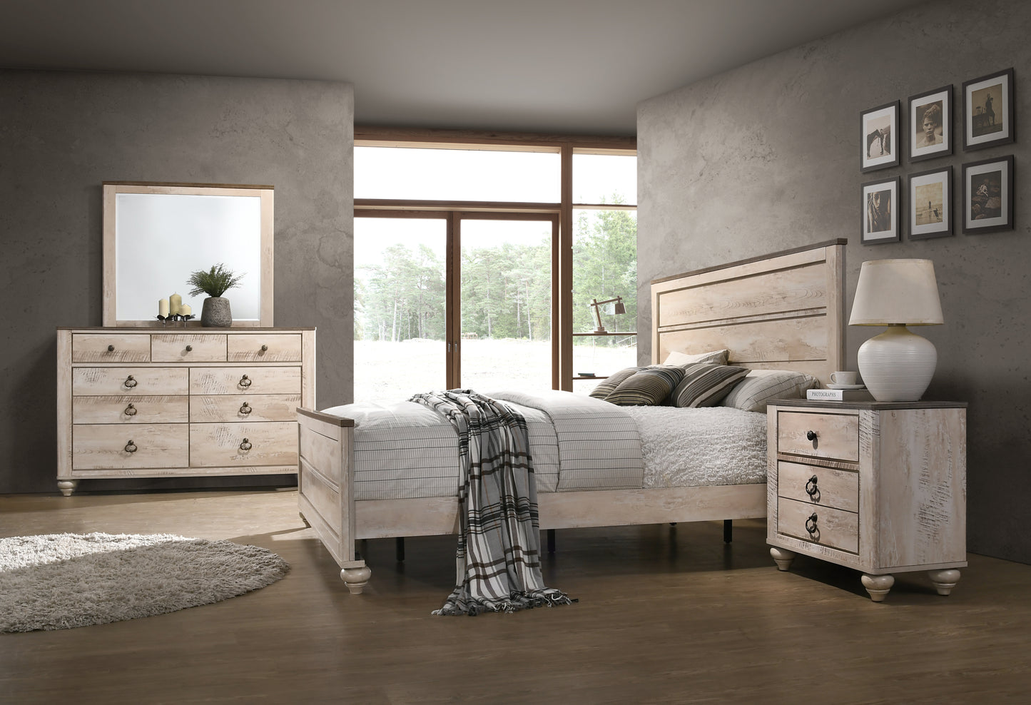 Jiron Contemporary Imerland Wash Bedroom