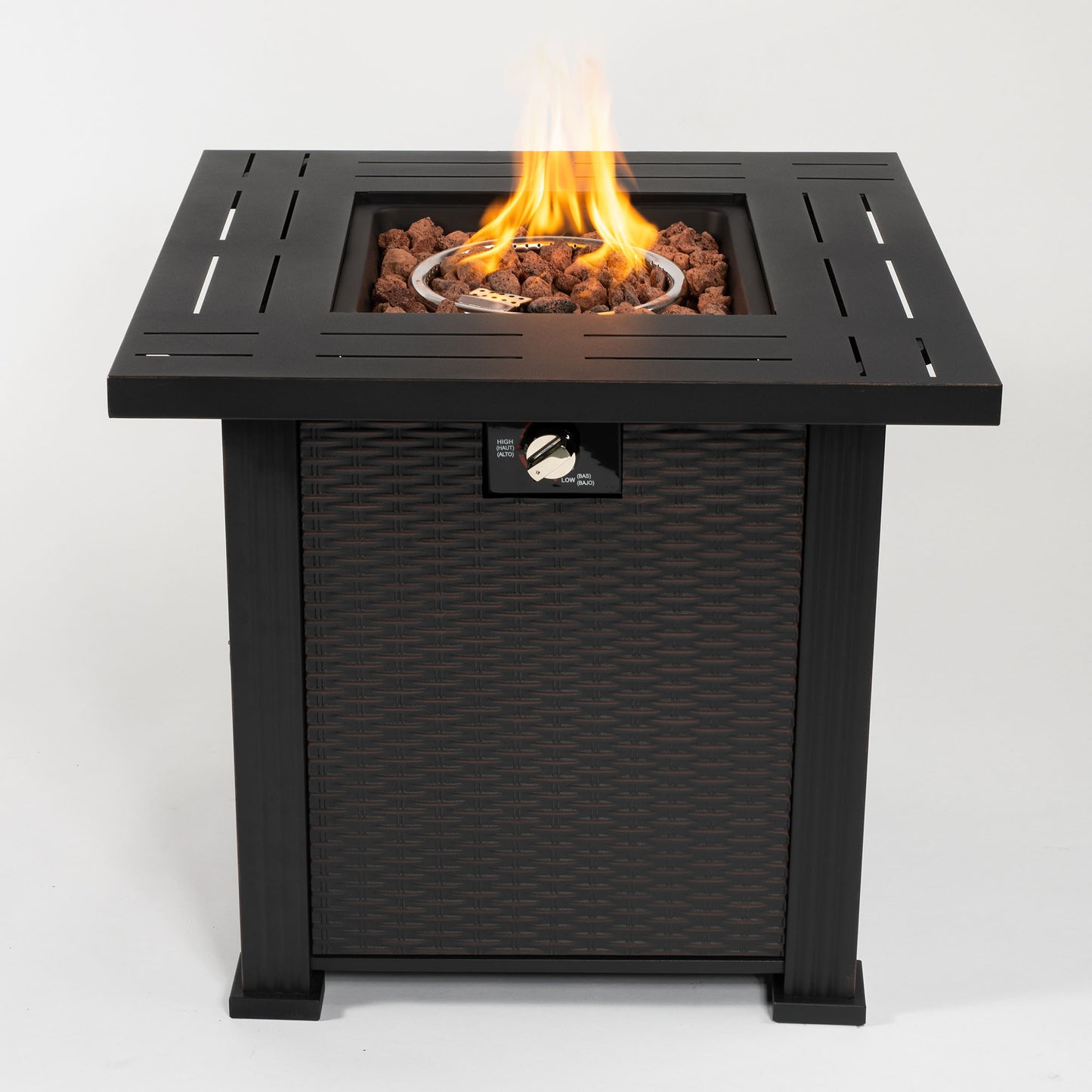 Warmsprings Contemporary Fire Pit Table