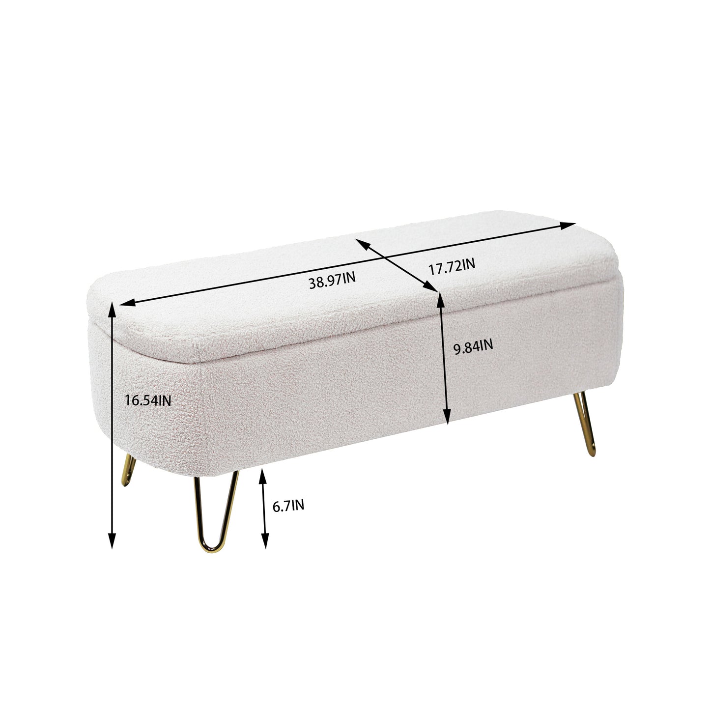 Emery Modern Storage Ottoman