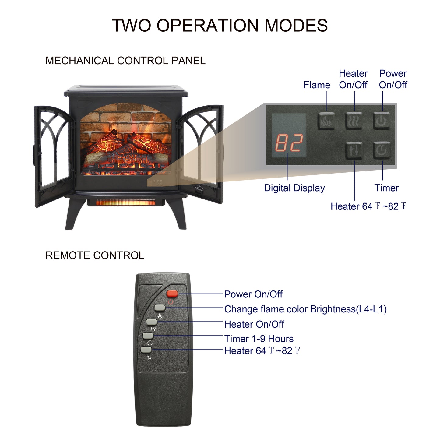 Napa Contemporary Flame Infrared Fireplace