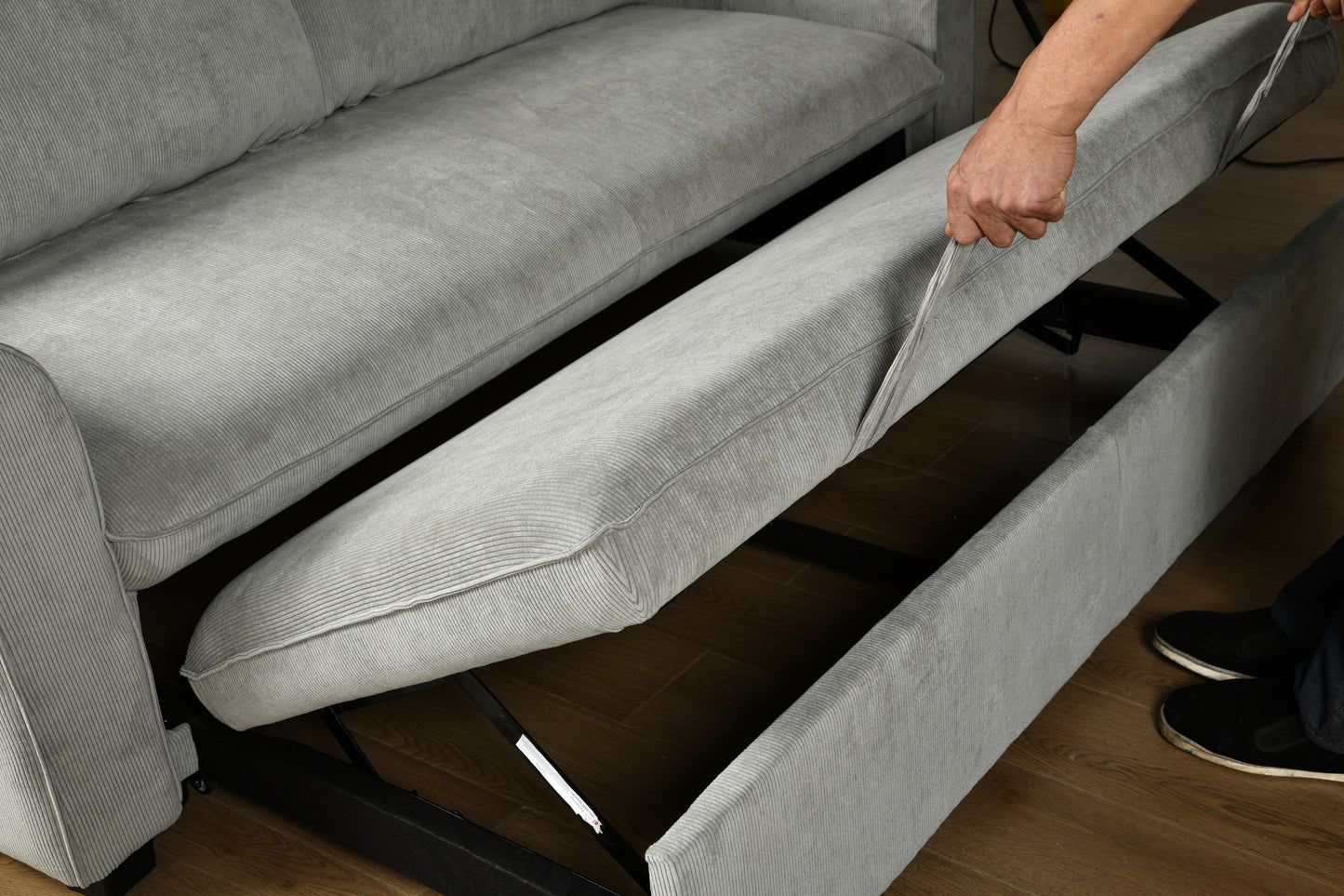 Fremont Modern Convertible Sleeper Sofa Loveseat