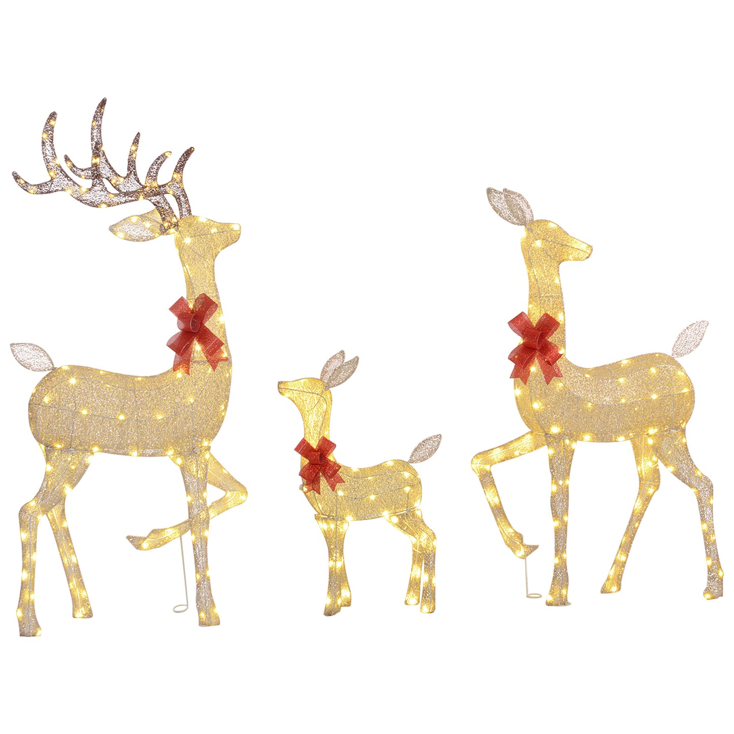 Cleo Contemporary Lighted Christmas Deer