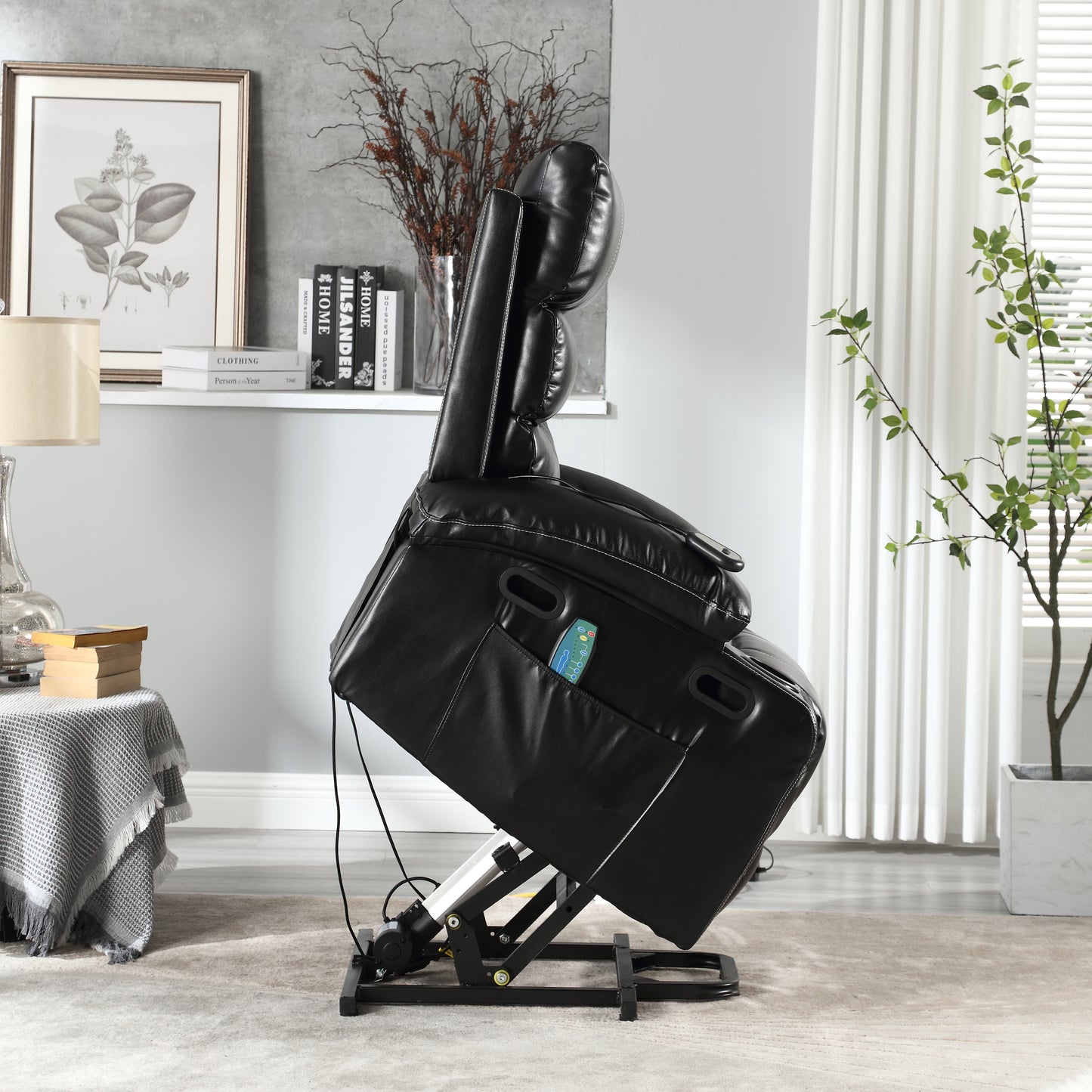 Kingsly Modern Electric Lift Recliner Sofa