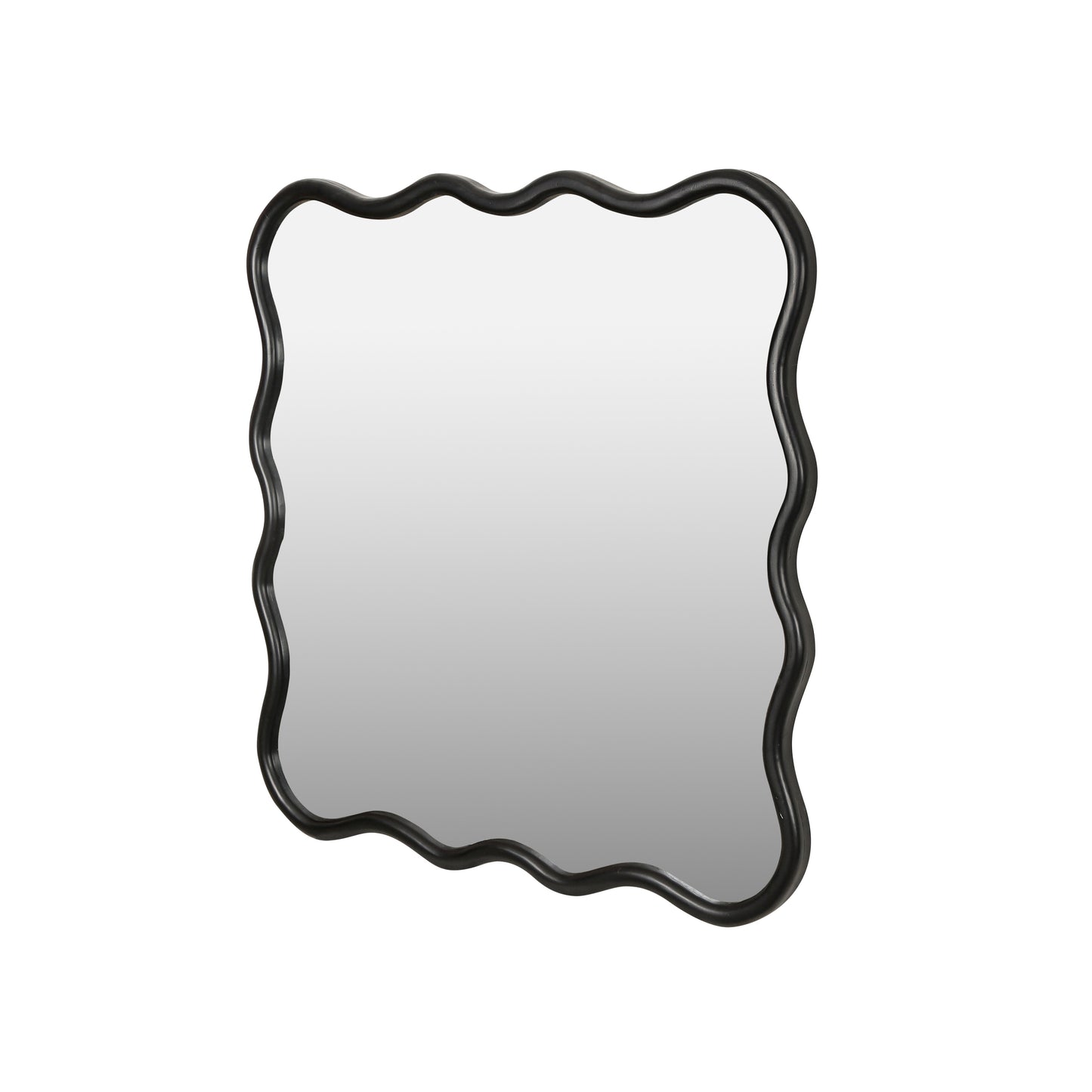 Luz Contemporary Wavy Mirror