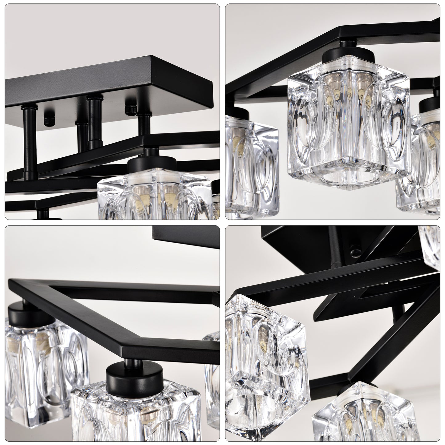 Lazzareschi Modern Light Crystal Ceiling