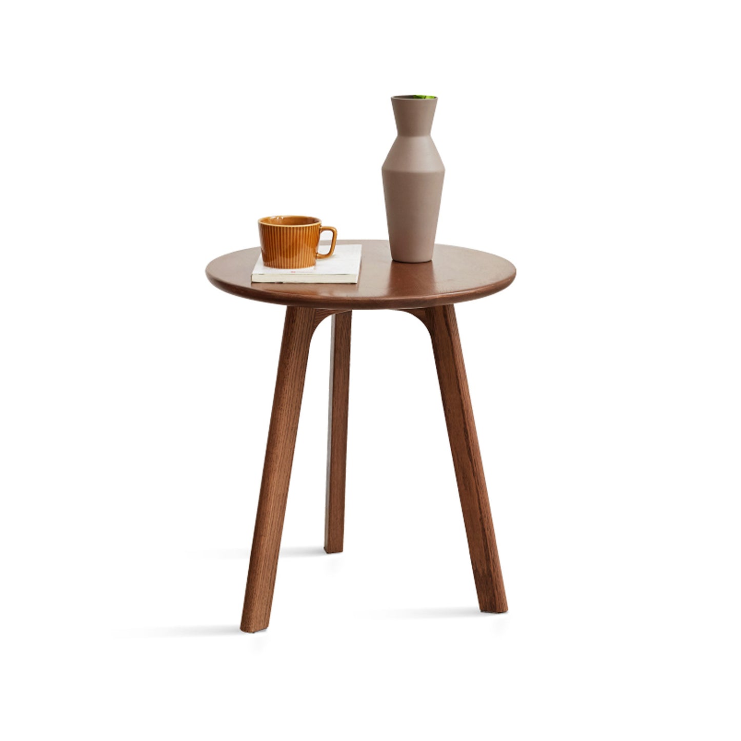Bartholomew Craftsman Round Oak Side Table