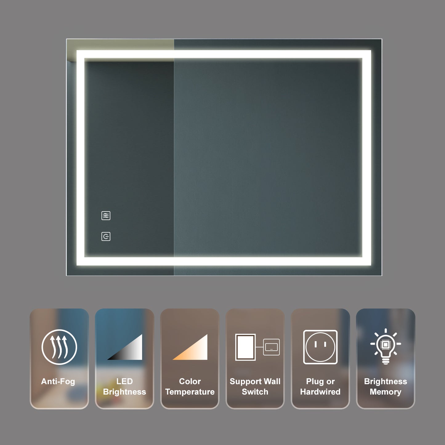 Marcel Contemporary Vanity Mirror