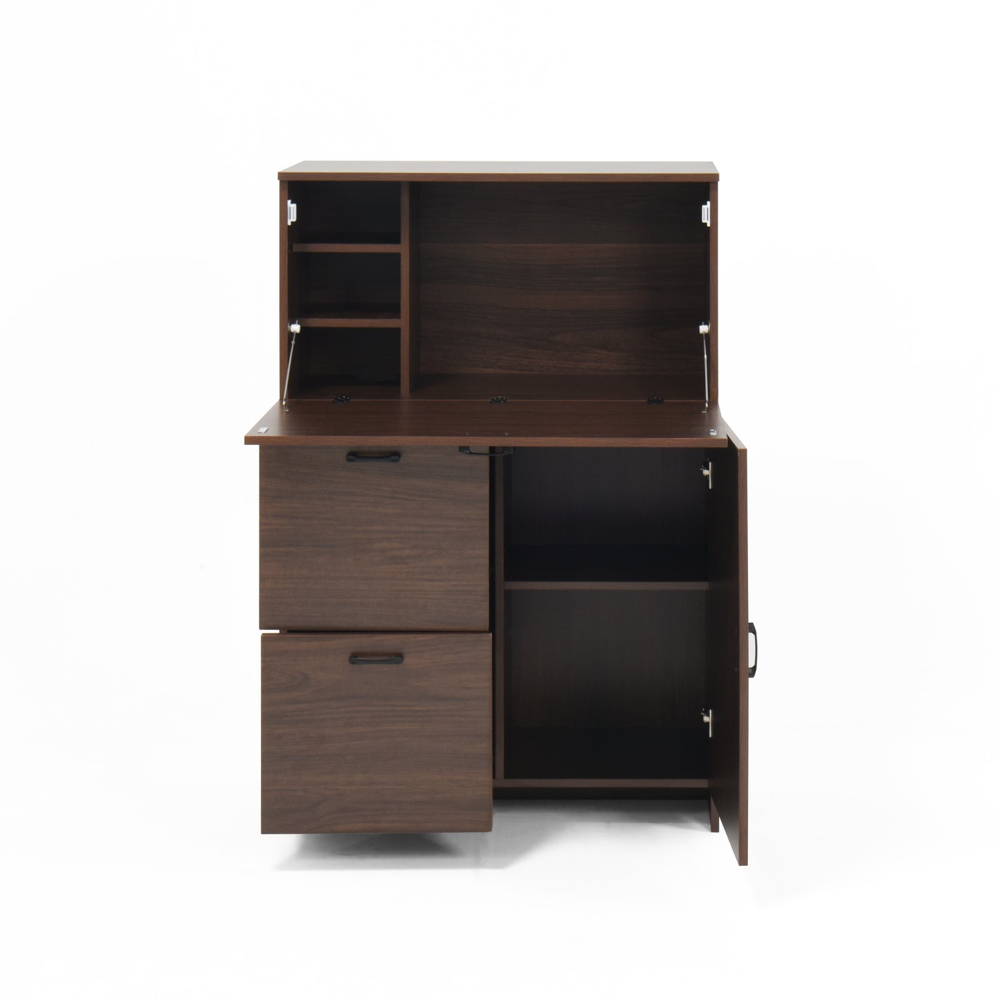Kingsly Modern Foldable Desk Cabinet