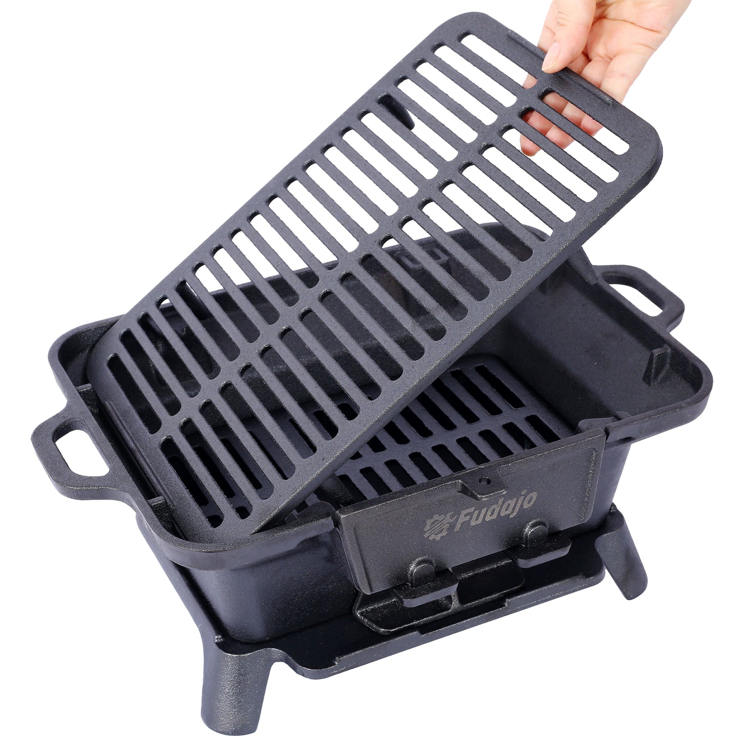 Lazzareschi Industrial Oval Cast Iron Grill