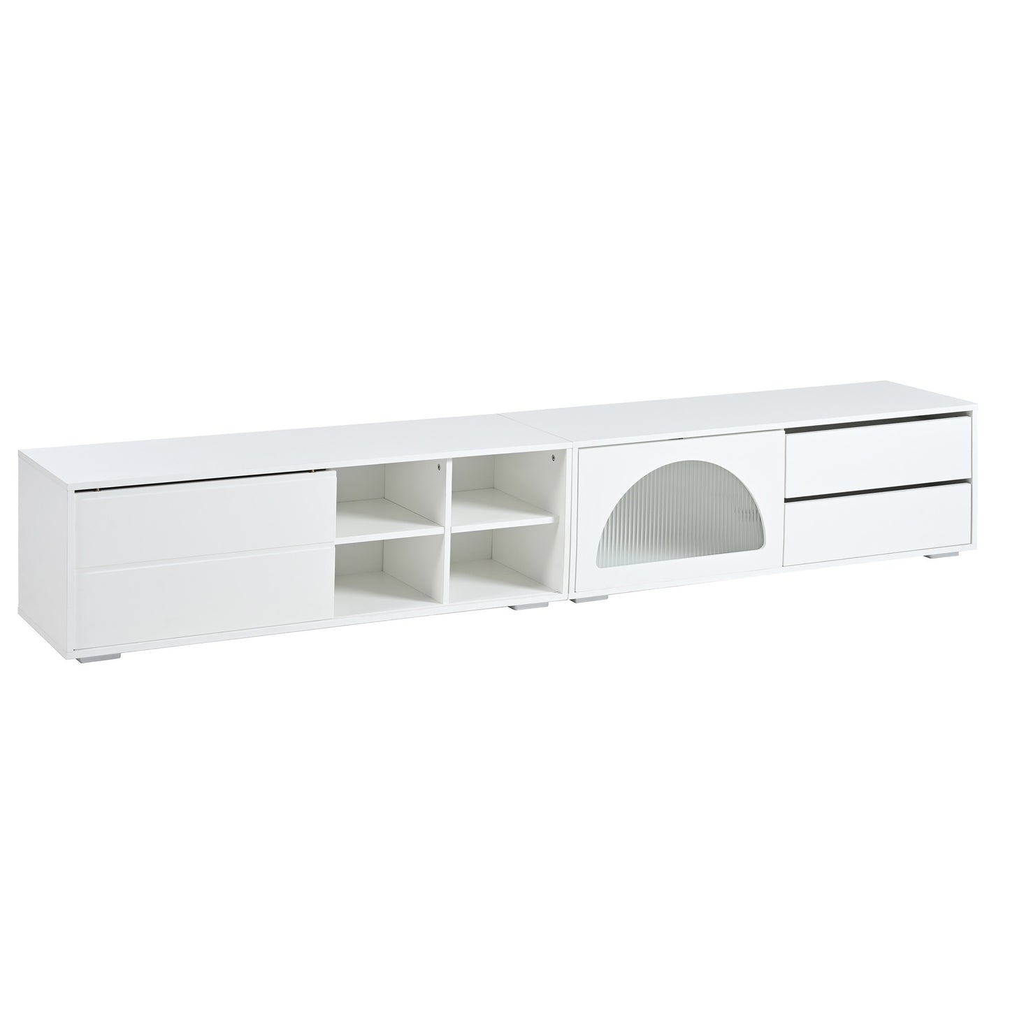 Amity Modern Velvet TV Stand