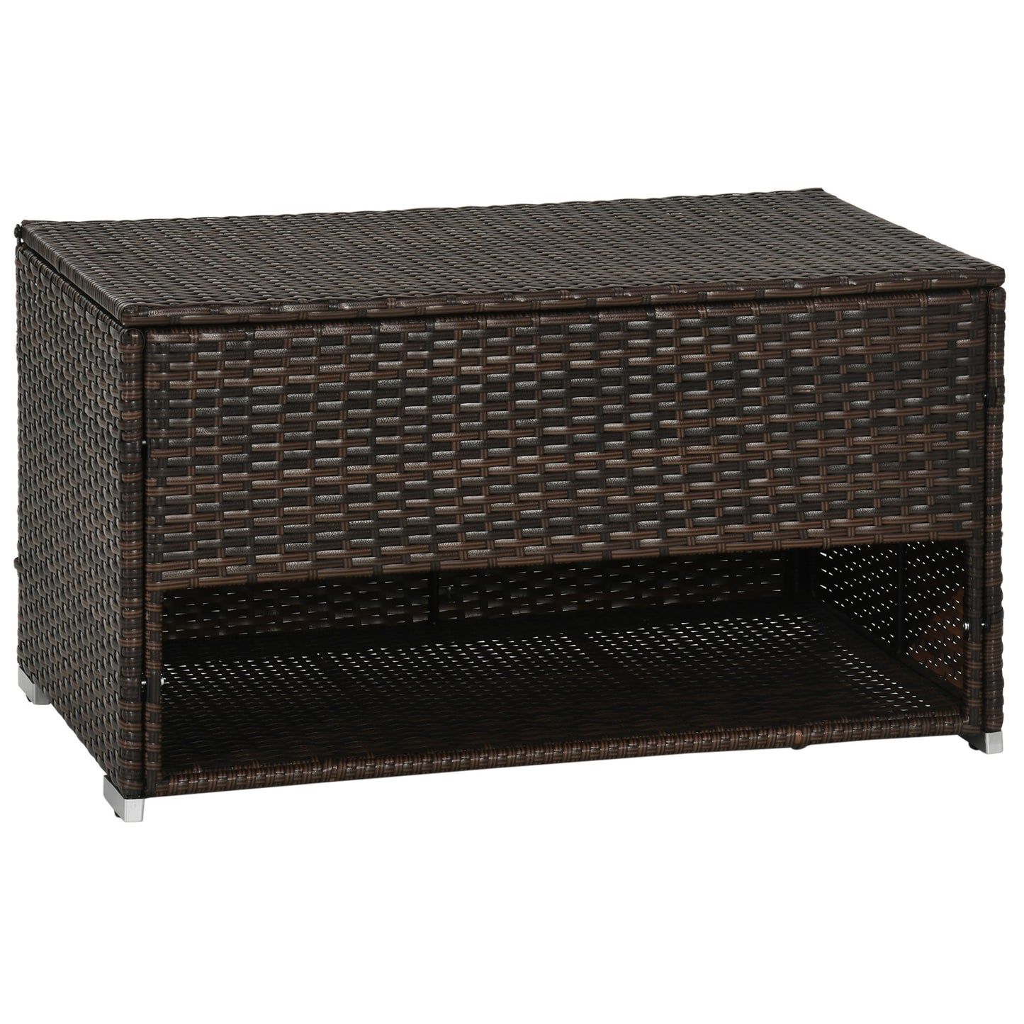 Napa Contemporary Outsunny Outdoor Deck Box Rack