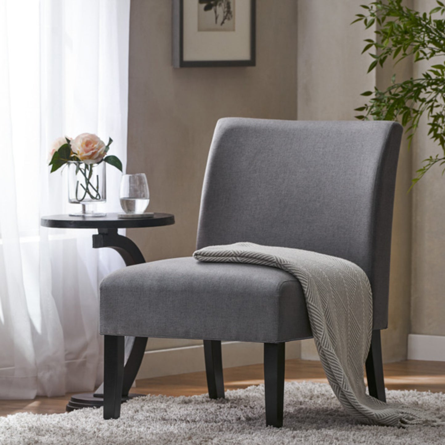 Marites Modern Accent Velvet Chair