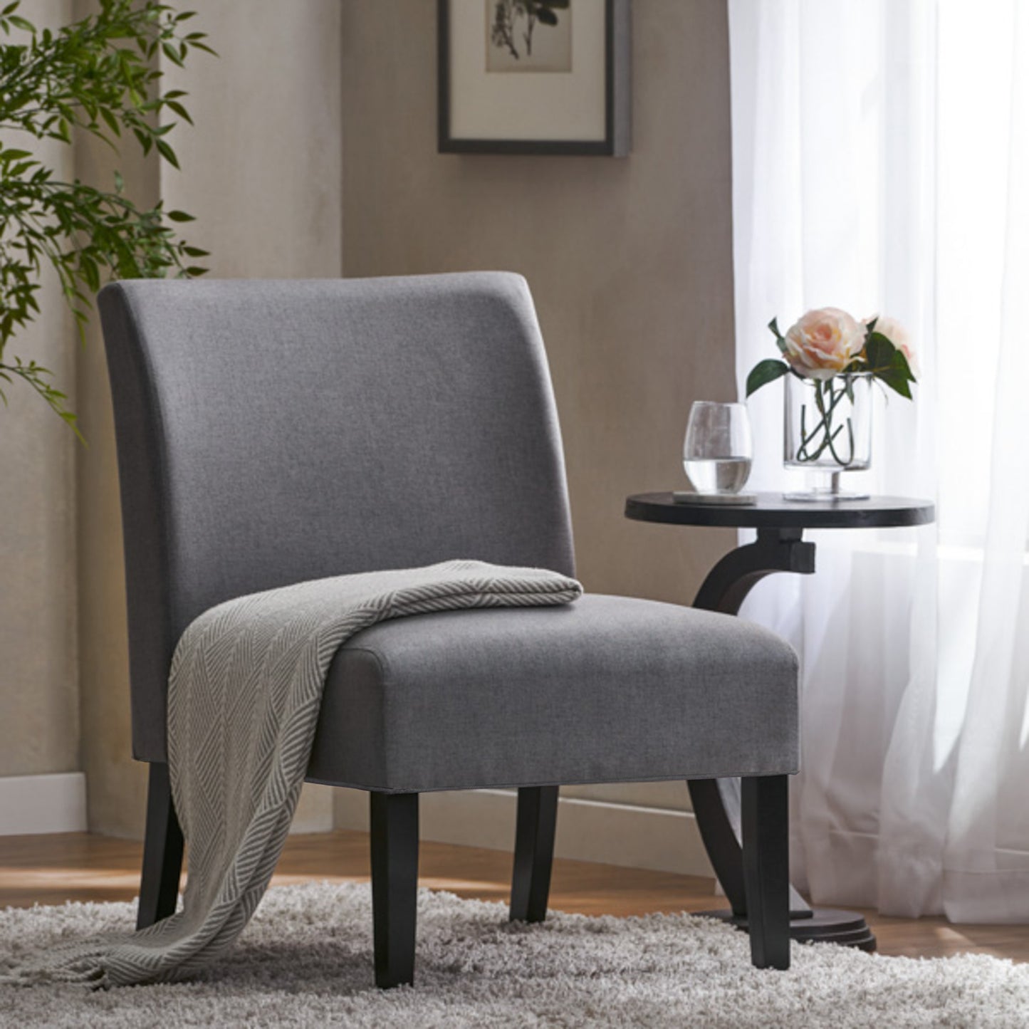 Marites Modern Accent Velvet Chair