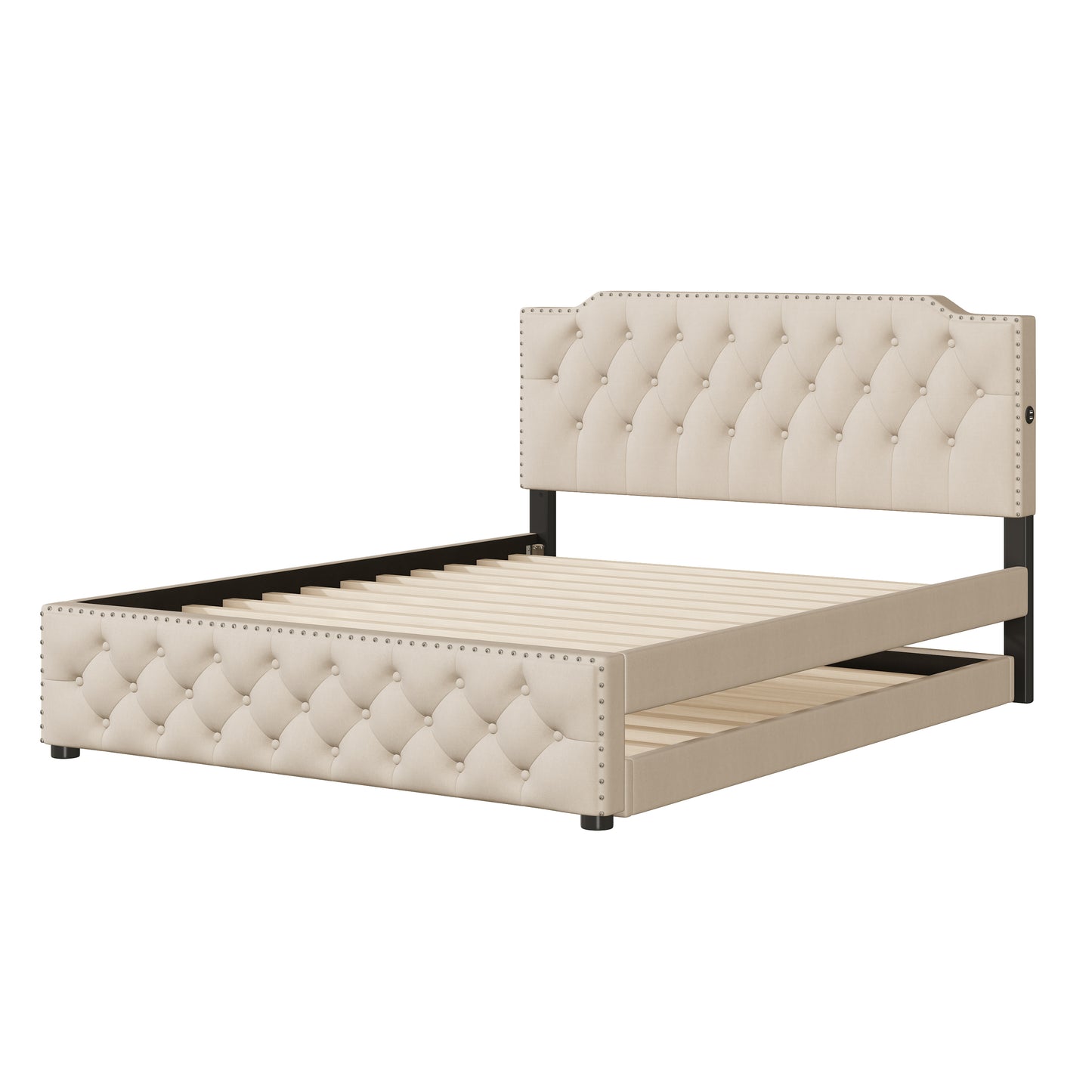 Cleo Contemporary Platform Bed
