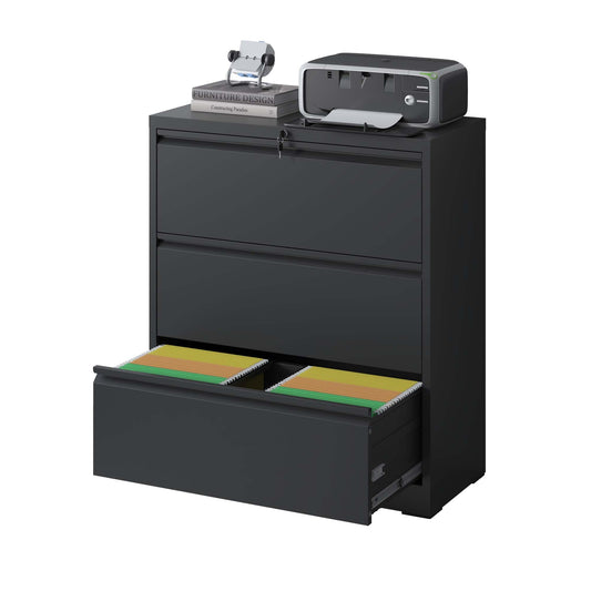 Centerville Modern Locking File Cabinet