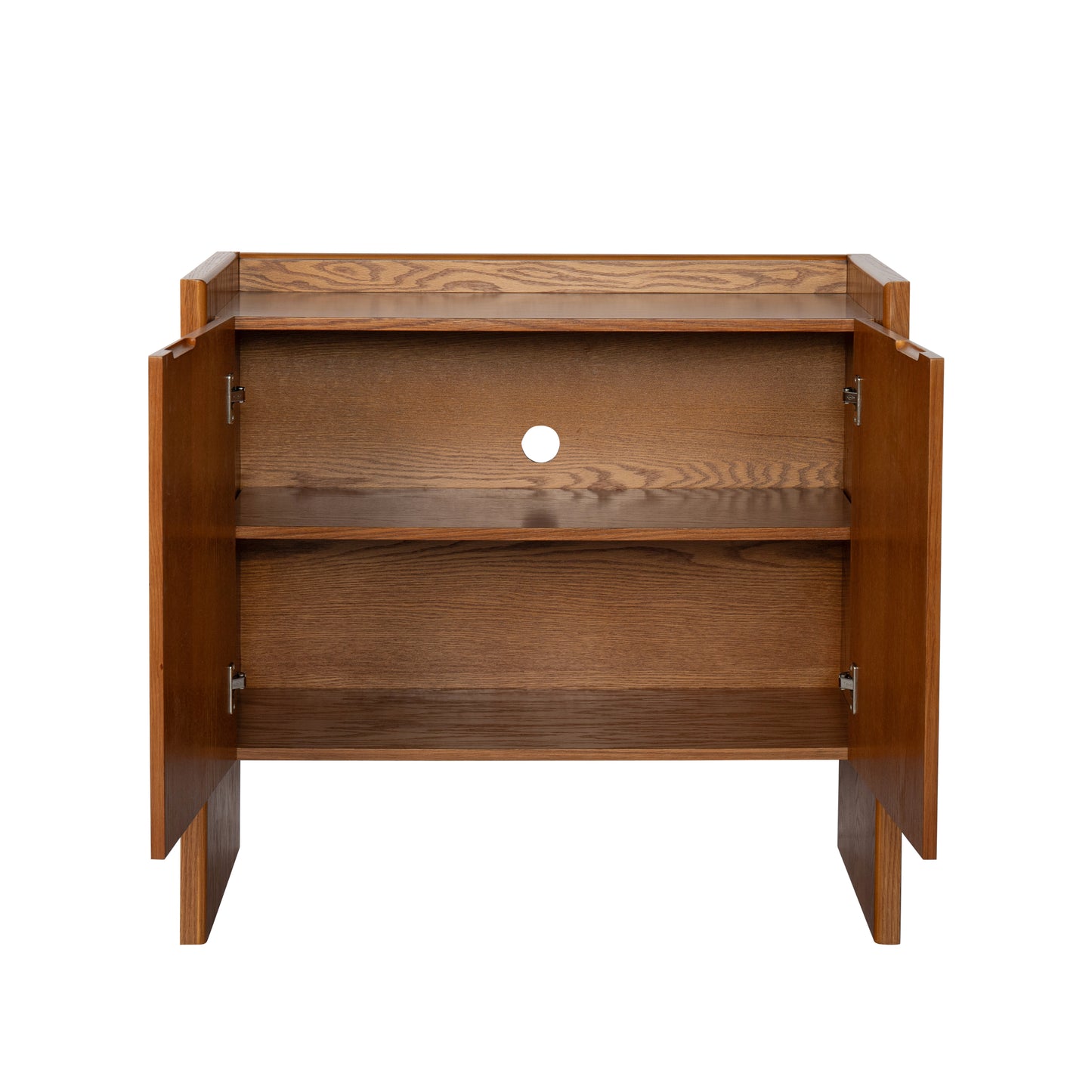 Kingsly Mid-Century Wood Storage Cabinet