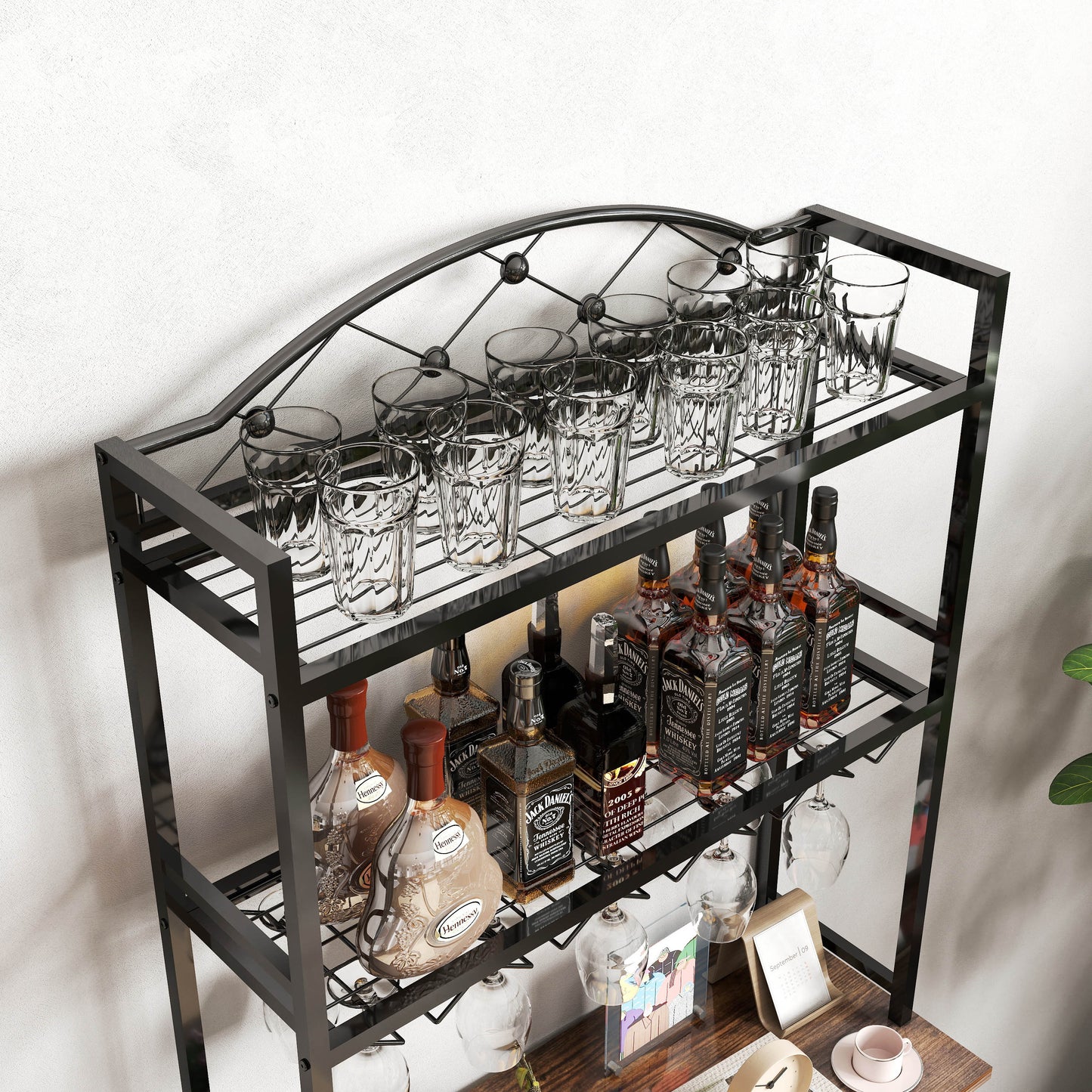 Eda Industrial Metal Wine Rack