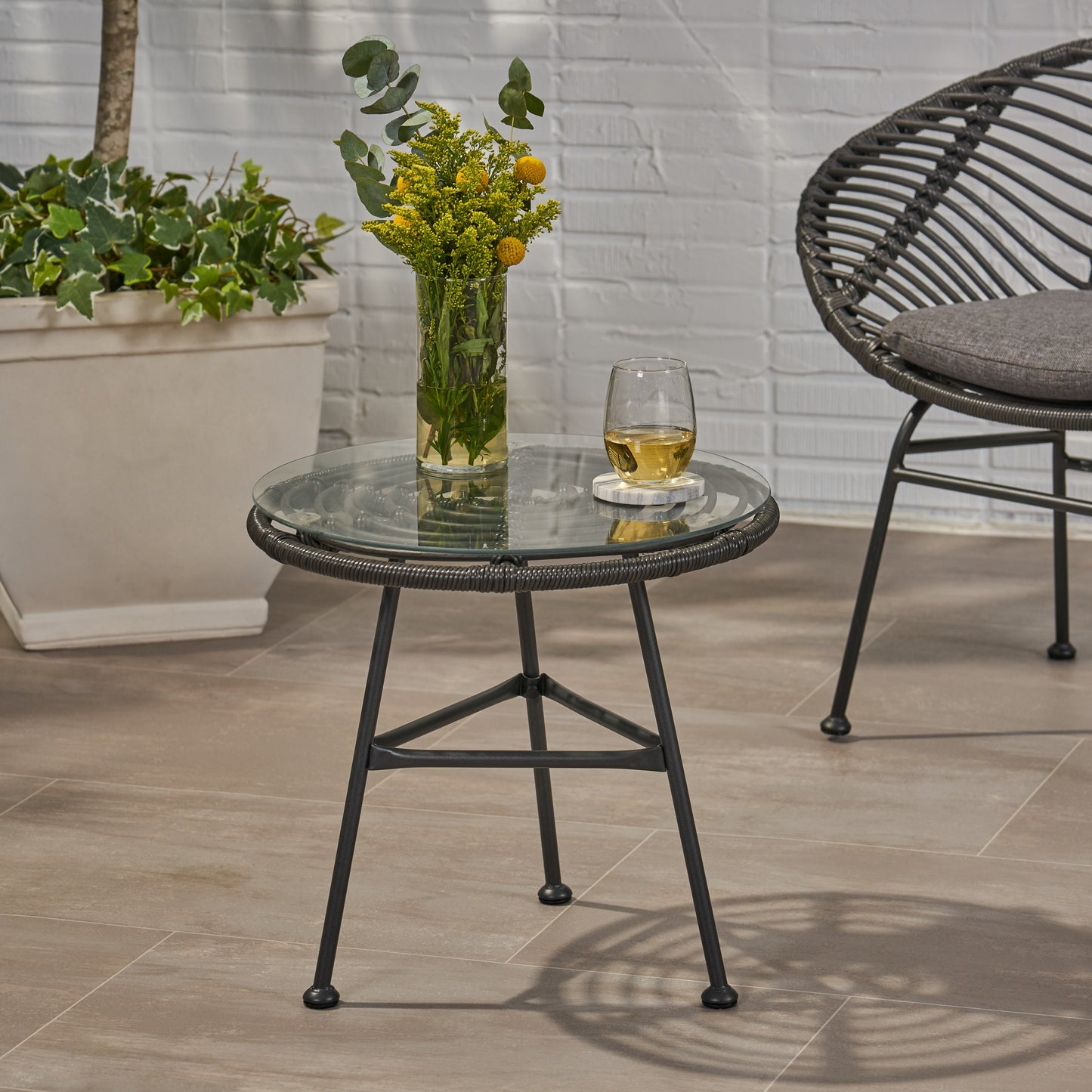 Elmcrest Industrial Classic Side Table