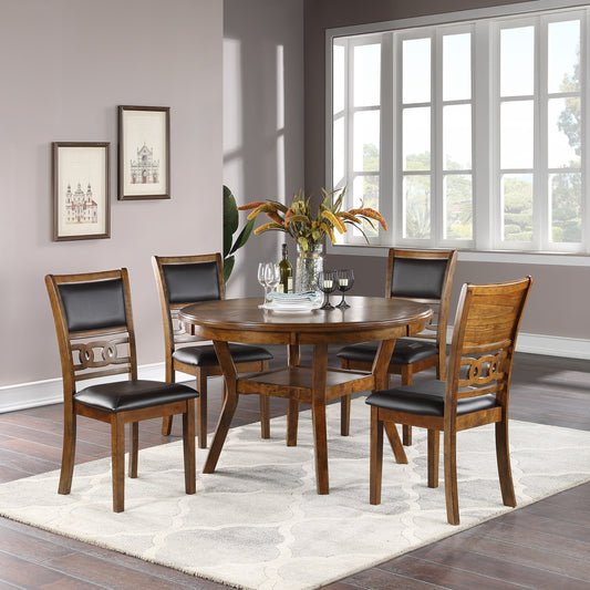 Calista Contemporary Somerset Contemporary 5-Piece Round Dining Set