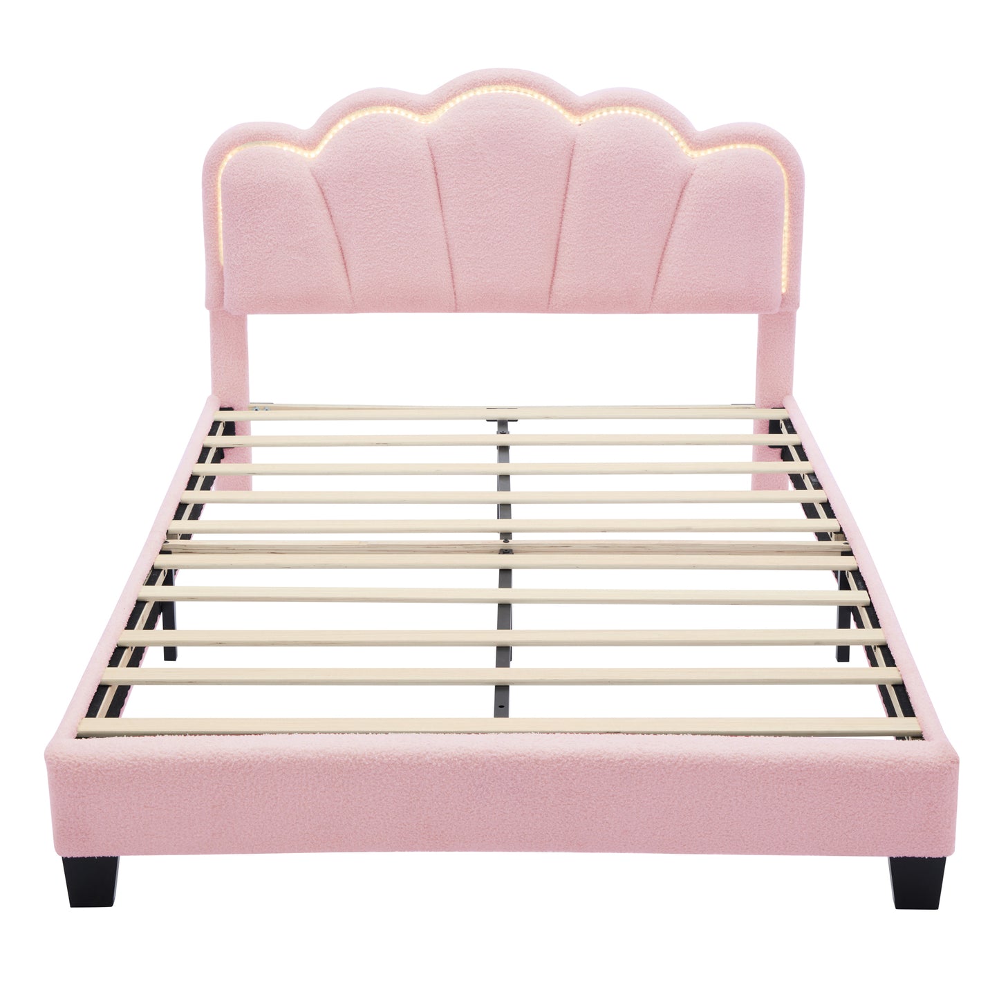 Marcel Contemporary LED Upholstered Bedroom Sets