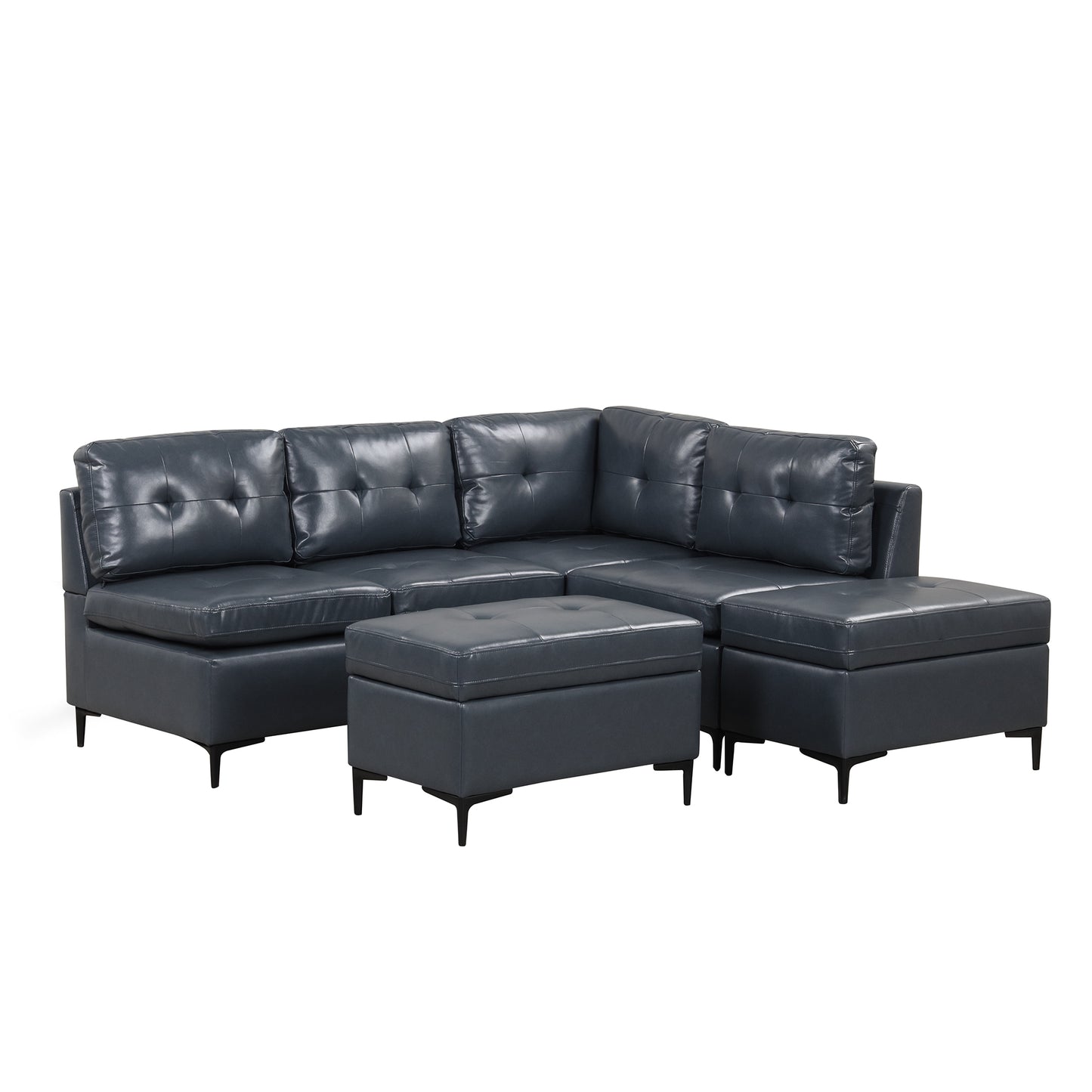Sonoma Mid-Century L-Shaped Corner Sofa