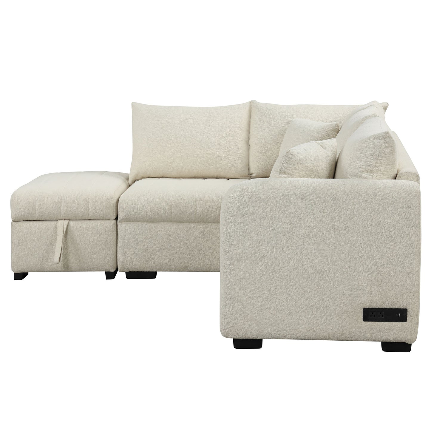 Justo Contemporary Upholstered Sofa Bed