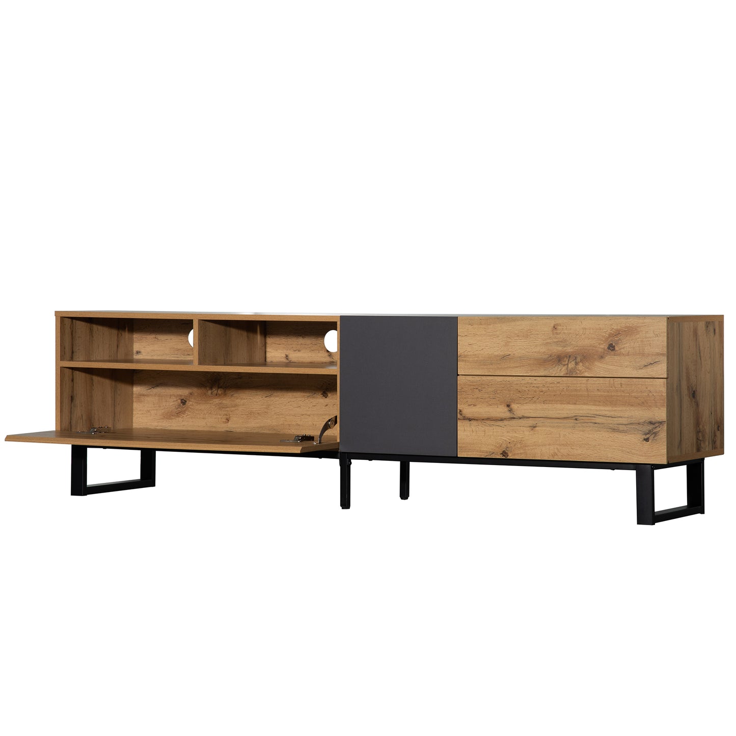Healdsburg Modern TV Console Entertainment