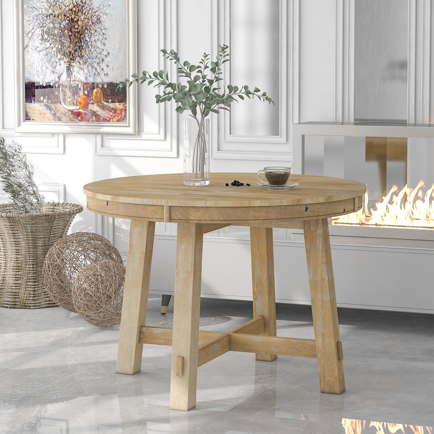 Fitch Craftsman Farmhouse Extendable Table