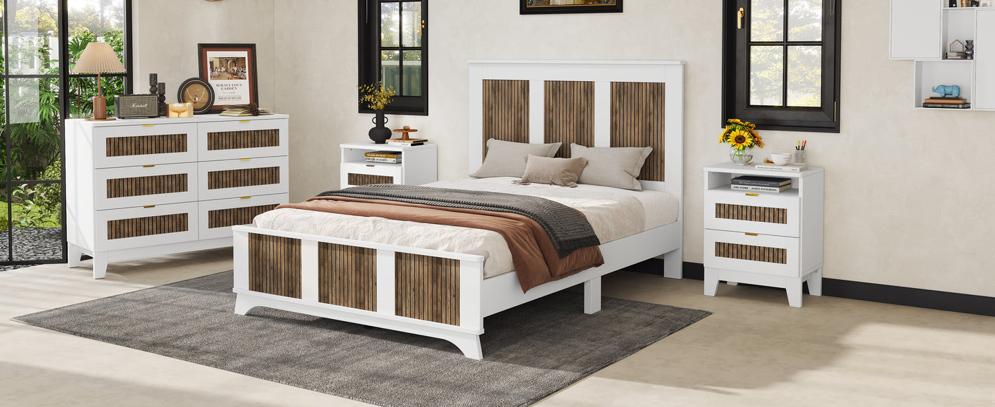 Calista Modern Farmhouse Classic Bedroom Set