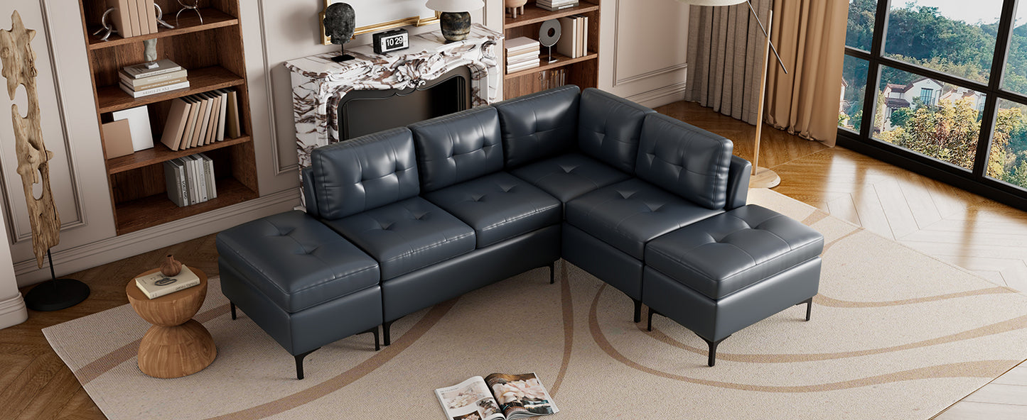 Sonoma Mid-Century L-Shaped Corner Sofa
