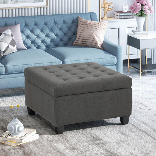 Oakridge Contemporary Velvet Ottoman