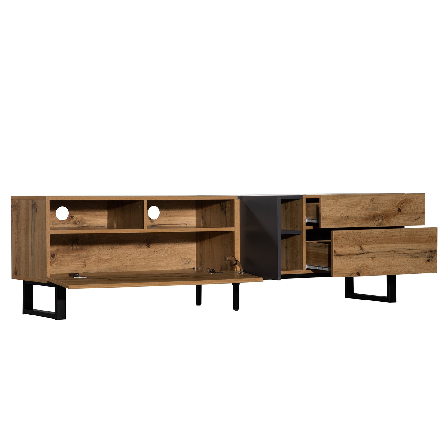 Healdsburg Modern TV Console Entertainment