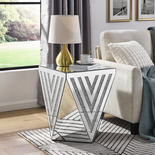 Calista Modern Mirror Side Table