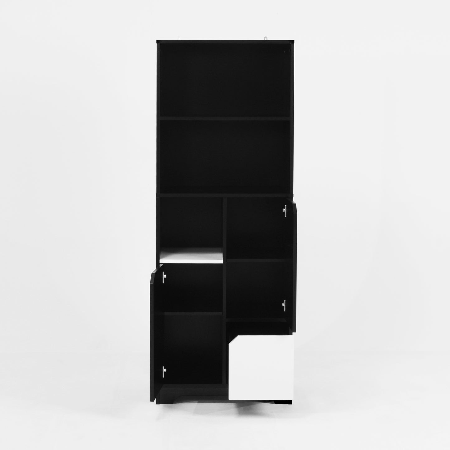 Eda Modern Open Bedroom Storage Cabinet