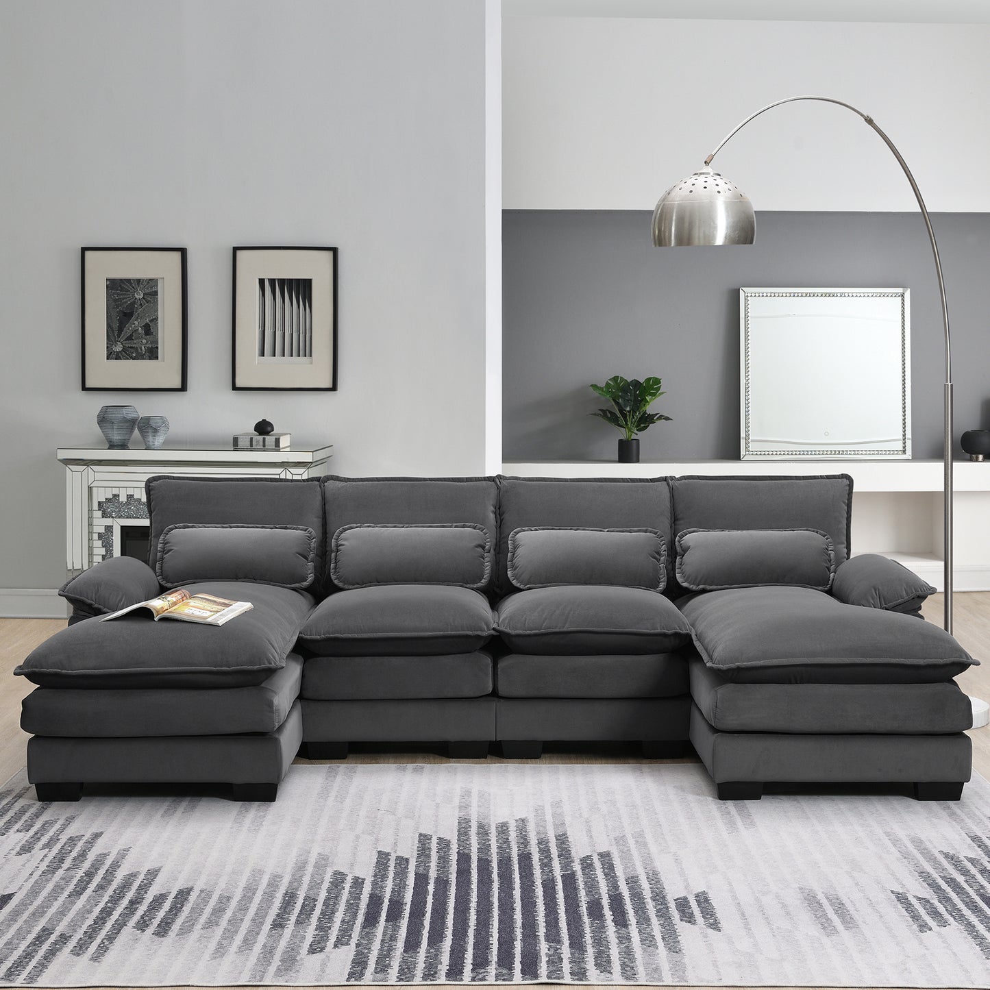 Warmsprings Modern Sectional Sofa