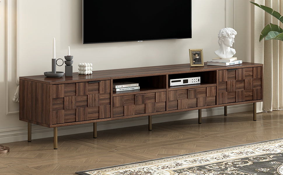 Justo Mid-Century Media Console Entertainment Center