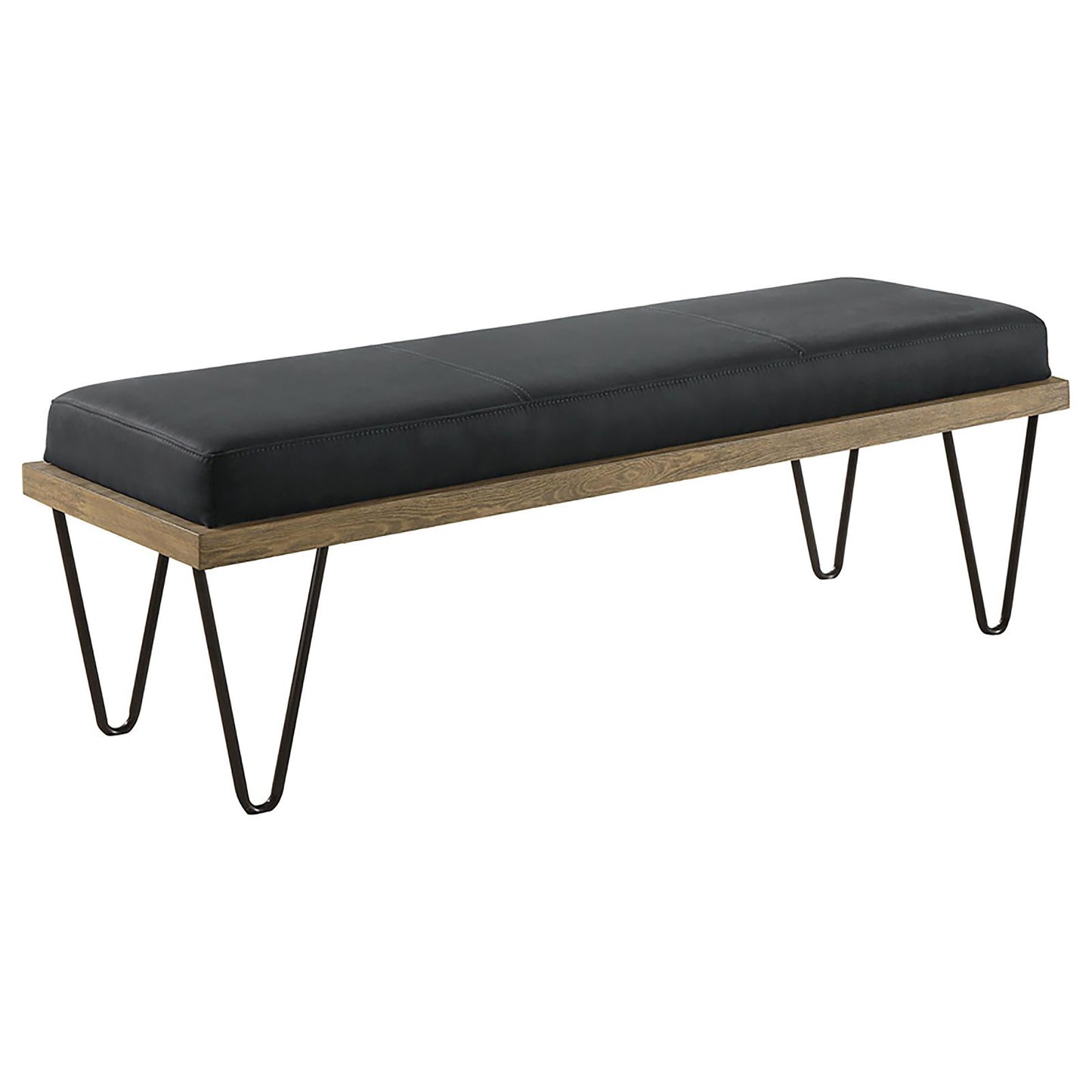 Fitch Industrial Upholstered Bench